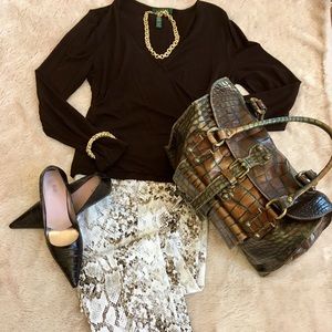 Ralph Lauren Faux Wrap Shirt